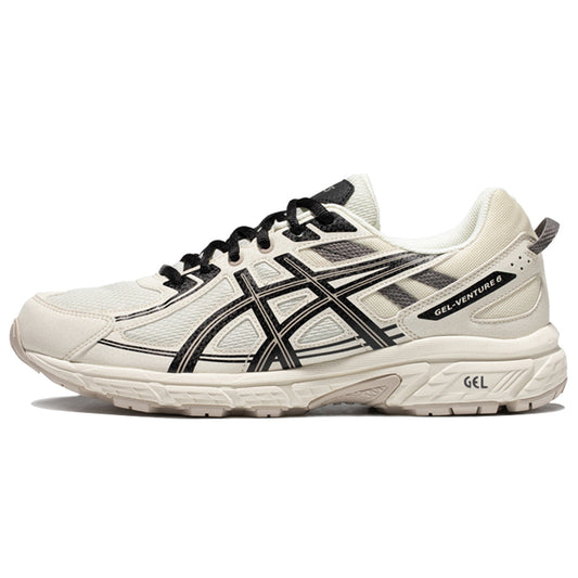 ASICS Sneakers White Black Running Sneakers | Lightweight Low-Top Trainers for Men & Women